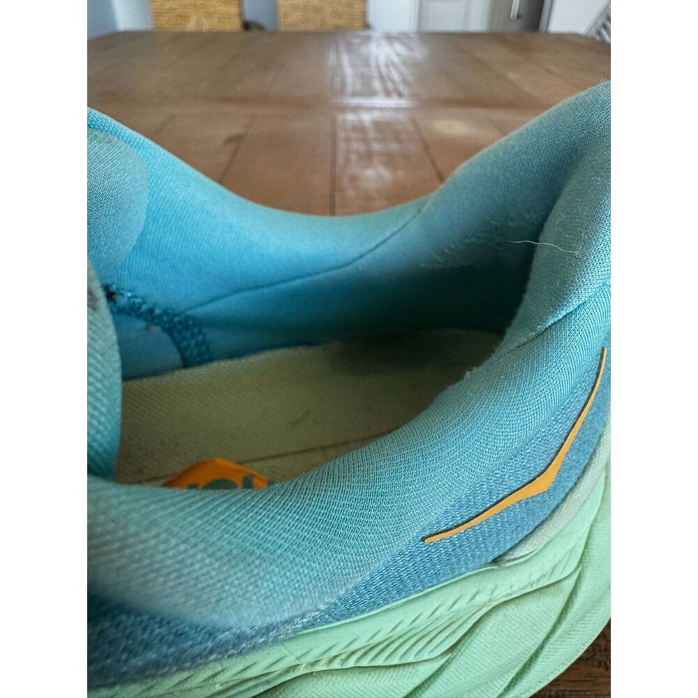 Hoka One Arahi 6 Ocean Mist Lime Green Women's Running Sneaker Trainer Size 8.5D - Picture 9 of 12